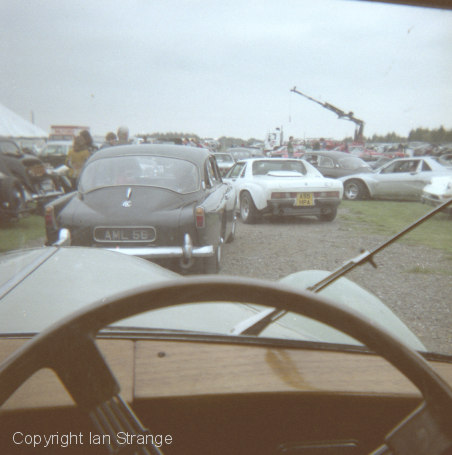 AC 2 Litre, Silverstone paddock, 1989