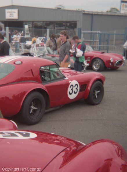 AC Cobras at Donnington, 1990
